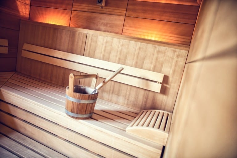 Sauna im Hotel Toscanina