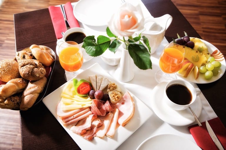 Frühstück im Hotel Toscanina